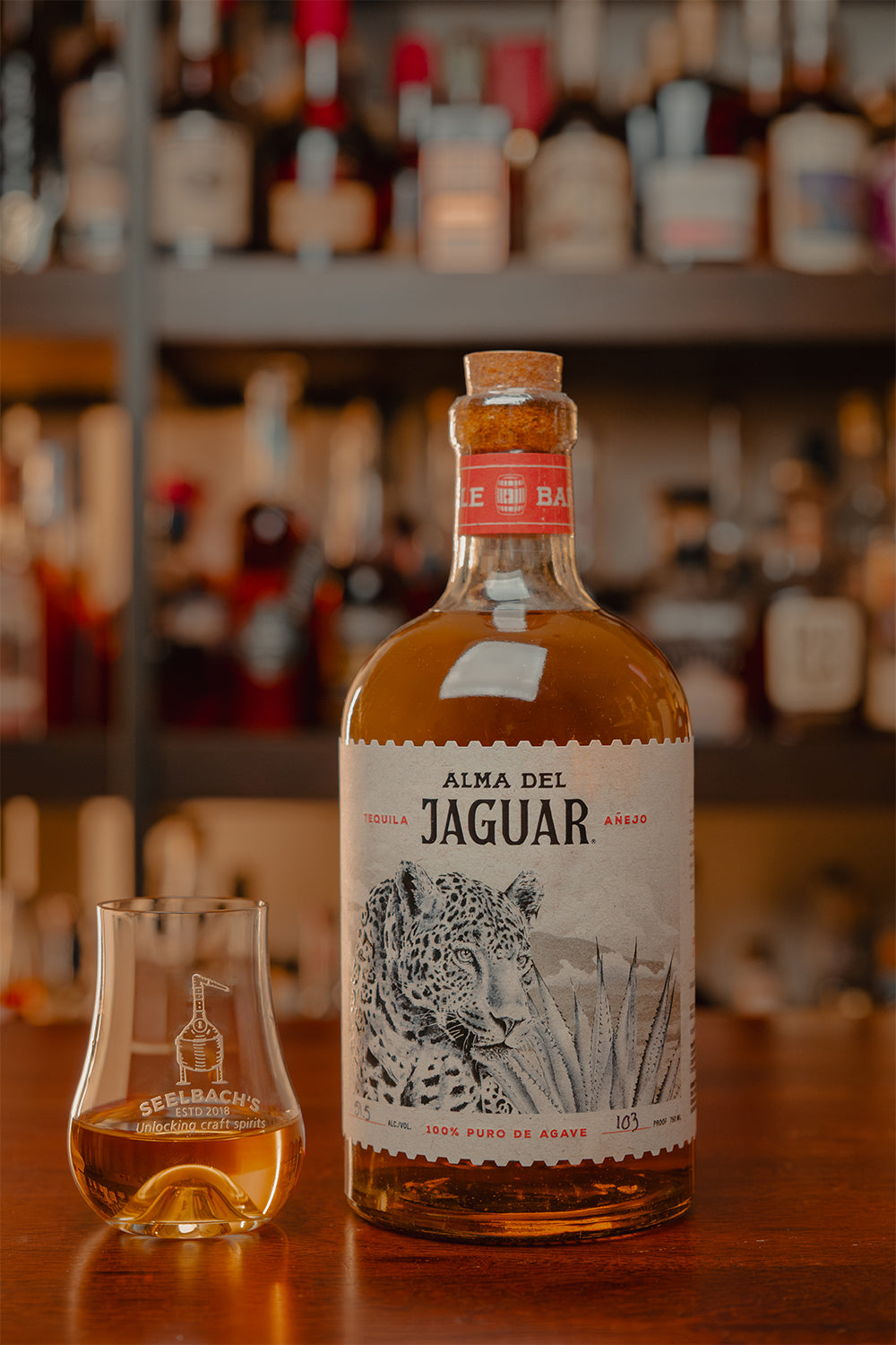 Alma del Jaguar 103 Proof Single Barrel Anejo - Selected by