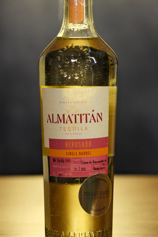 Almatitan Tequila Organic Single Barrel Reposado Con Bagaso