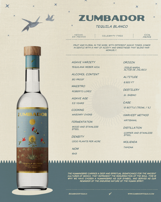 Zumbador Tequila Blanco 1L